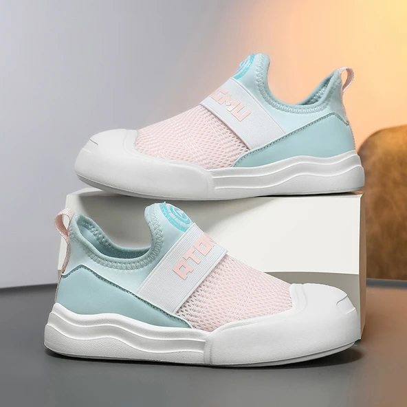 Unisex Çocuk Günlük Spor Ayakkabı (Pembe Ay)