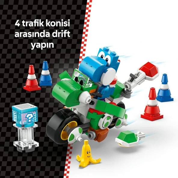Lego Super Mario: Mario Kart – Yoshi Bike 72031, 7 Yaş Ve Üzeri Erkek Ve Kız Çocukları Ve Oyuncular - Resim 7