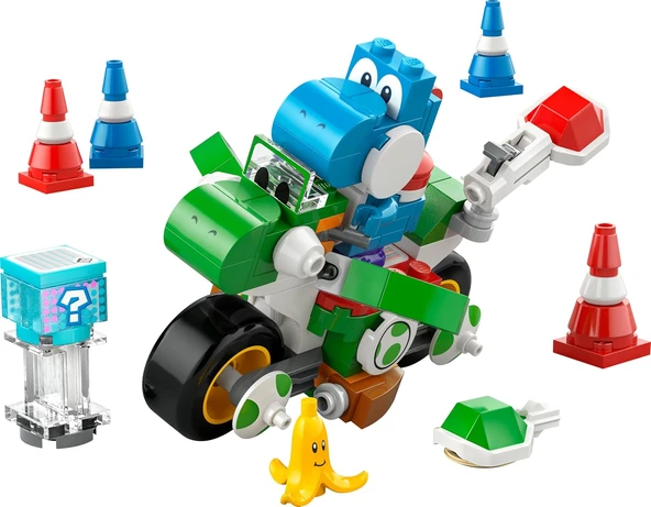 Lego Super Mario: Mario Kart – Yoshi Bike 72031, 7 Yaş Ve Üzeri Erkek Ve Kız Çocukları Ve Oyuncular - Resim 2