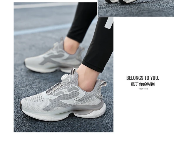 Erkek Günlük Spor Ayakkabı (Gri) - Resim 10