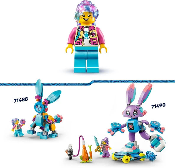 Lego Dreamzzz Bunchu’Nun Yaratıcı Hayvan Maceraları 71488-7 Yaş Ve Üzeri Çocuklar Için Oyuncak Tavşa - Resim 5