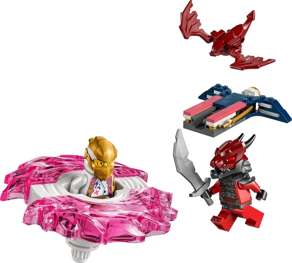 Lego Ninjago Sora’Nın Ejderha Spinjitzu Topacı 71824-6 Yaş Ve Üzeri Çocuklar Için 2 Ninja Minifigürü - Resim 2