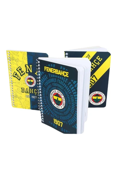 Fenerbahçe A6 72 Yaprak Karton Kapak Spiralli Bloknot Çizgili (591709) - 2