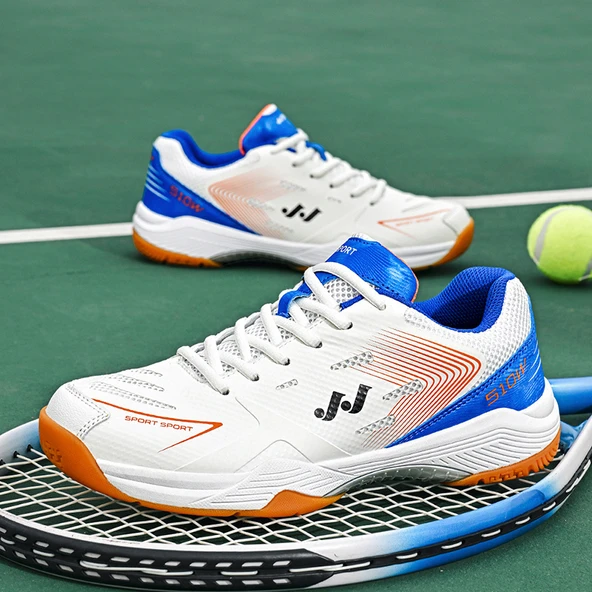 Unisex Badminton Ayakkabısı (Beyaz - Yeşil) - 6