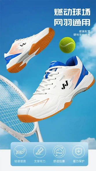 Unisex Badminton Ayakkabısı (Beyaz - Yeşil) - 7