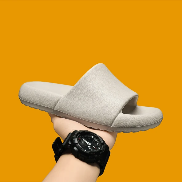 Unisex EVA Terlik Sandalet (Fildişi Beyazı)