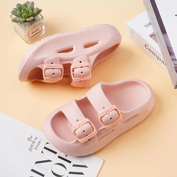 Unisex EVA Terlik - Yazlık - İç ve Dış Mekan (Pembe)