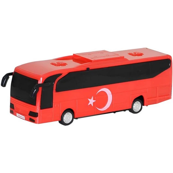 Sürtmeli Türk Bayraklı Otobüs