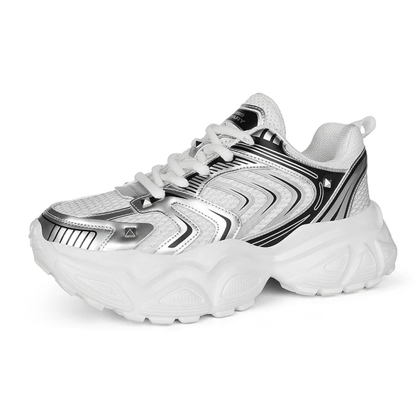 Unisex Spor Ayakkabı (Gümüş-2)