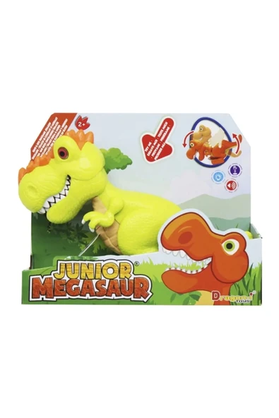 DRAGON TOYS 16916 JUNIOR MEGASAUR SESLİ VE IŞIKLI MİNİ T-REX - 3