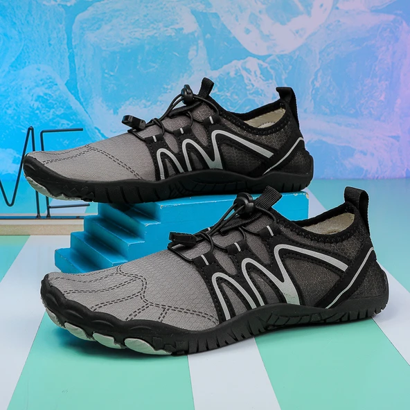 Unisex Spor Ayakkabı (Siyah - Gri)