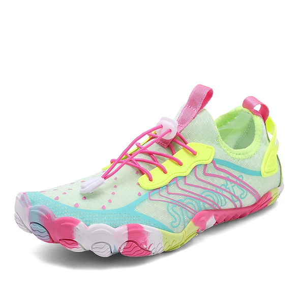 Unisex File Üst Yüzey Plaj Su Ayakkabısı Çok Fonksiyonlu Spor Ayakkabı (Siyah - Turuncu) - Resim 10