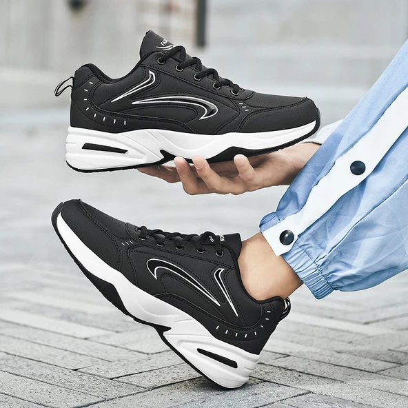 Unisex Spor Ayakkabı (Siyah - Gri)