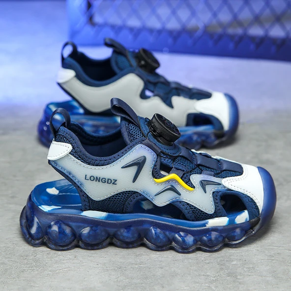 Unisex Çocuk Sandalet (Koyu Mavi)