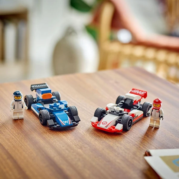 Lego City F1 Williams Racing Ve Haas F1 Yarış Arabaları 60464-4 Yaş Ve Üzeri Çocuklar Için 2 F1 Pilo - Resim 5