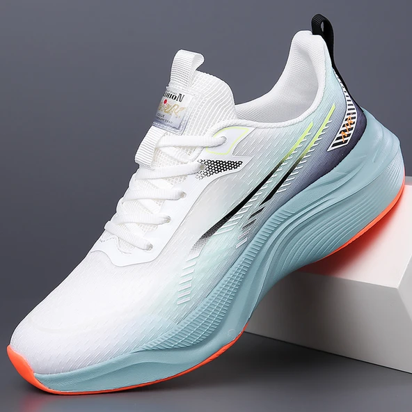 Unisex Spor Ayakkabı (Beyaz-1) - 2