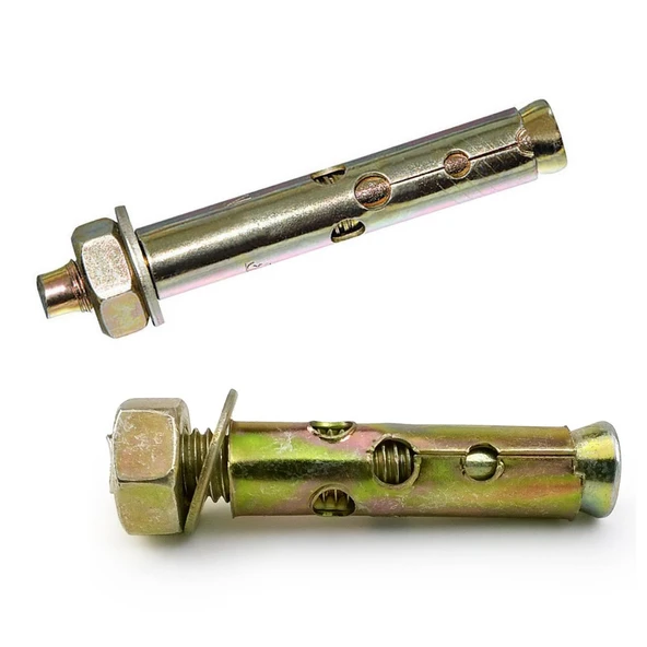 Saplamalı Gömlek Çelik Dübel M10x110 mm Raf Montaj Bağlantı Zemin Monte Tavan Beton Asma Aparat - 4