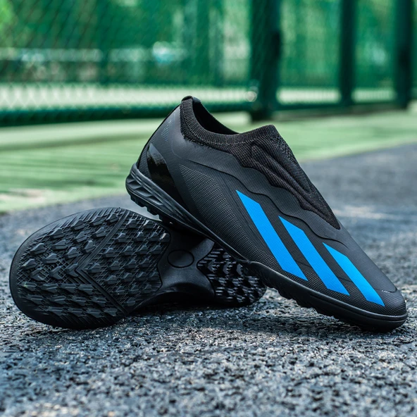 Unisex Krampon Futbol Ayakkabısı (Siyah Altın)