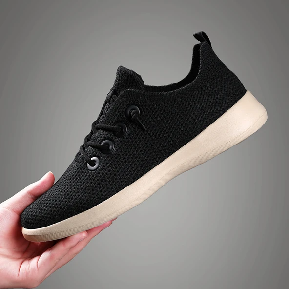 Unisex Spor Ayakkabı (Siyah - Beyaz)