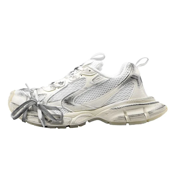 Unisex Platform Spor Ayakkabı (Beyaz)