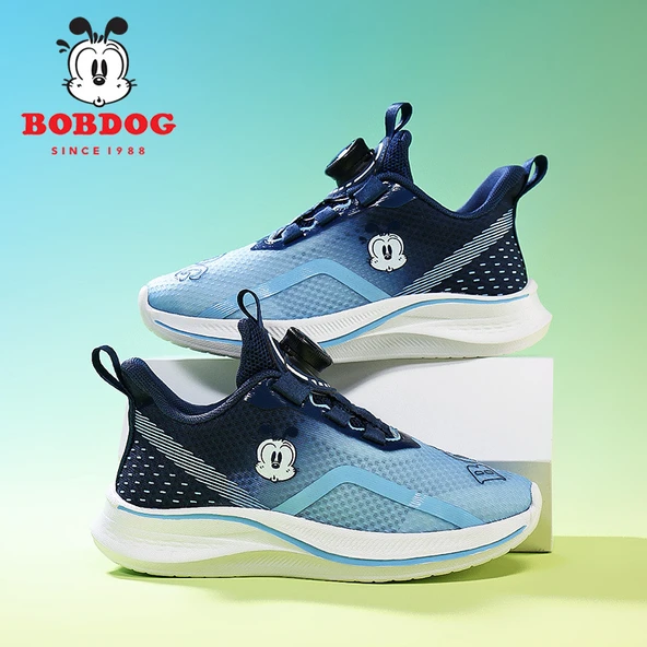 Unisex Çocuk Yazlık Fileli Spor Ayakkabı (Koyu Mavi)