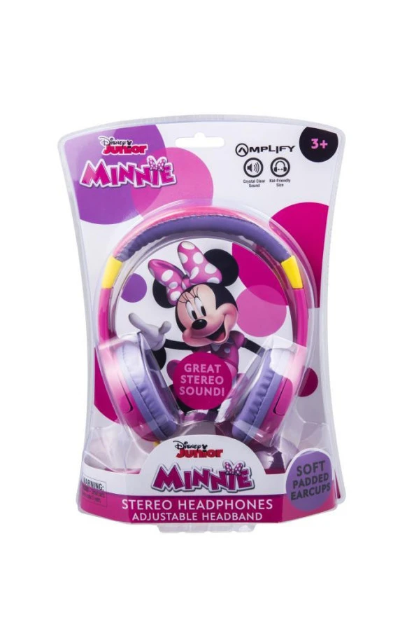Disney Minnie Mouse Mini Fare Çocuk Kulaklığı Lisanslı DY-10901-MM - 5