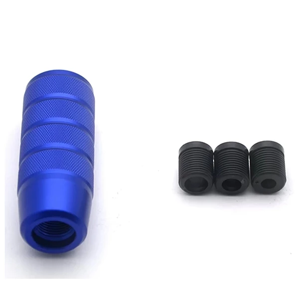 Mavi Baklalı Vites Topuzu Metal-Spor Araçlar İçin 9.5cm Renkli Şık Tasarım - 2
