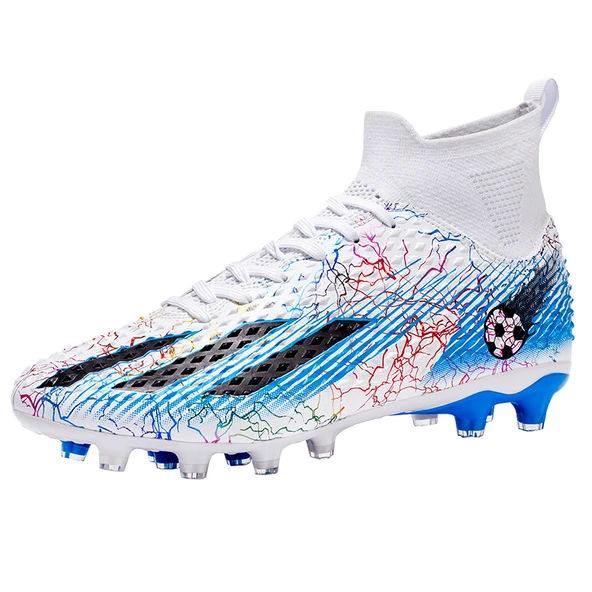 Unisex Krampon Futbol Ayakkabısı (Beyaz)