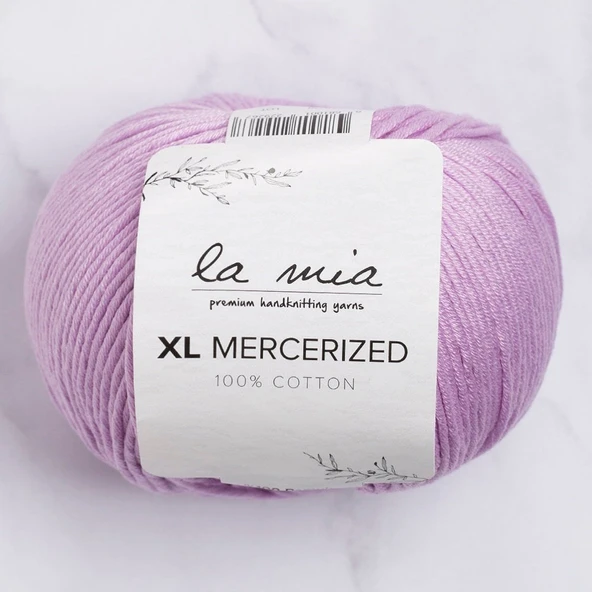 La Mia XL Mercerized Lila El Örgü İpi - 53 - 33764 - 1