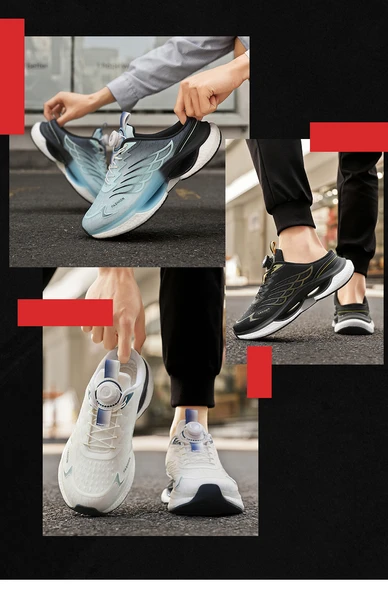 Unisex Yazlık Spor Ayakkabı Terlik (Açık Mavi) - 8