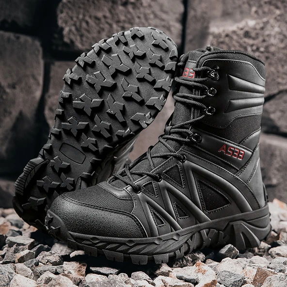 Erkek Outdoor Antrenman Yürüyüş Ayakkabısı (Siyah)