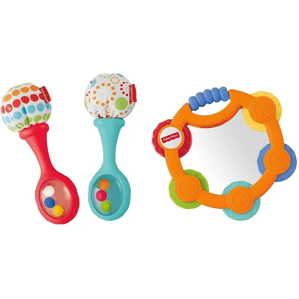 DPY77 Fisher-Price Eğlenceli Marakas Seti - 2