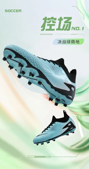 Unisex Krampon Çim Saha Futbol Ayakkabısı (Çiviler-9) - 8