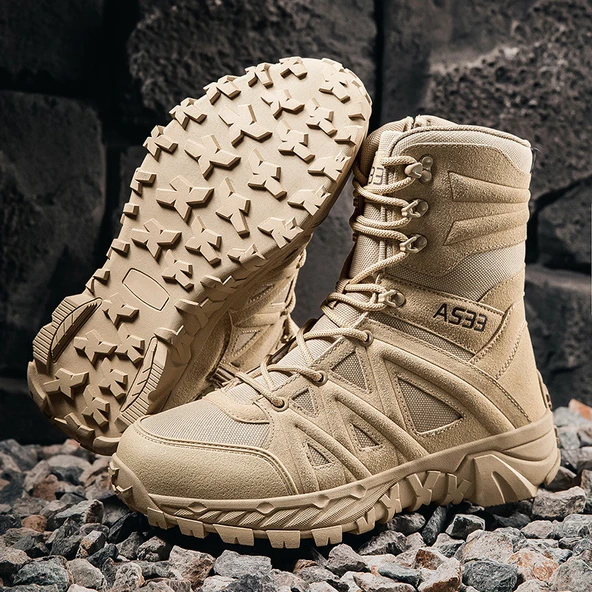 Erkek Outdoor Antrenman Yürüyüş Ayakkabısı (Kum Rengi)