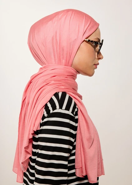 Tesettür Şal - Soğan Kabuğu - Resim 4