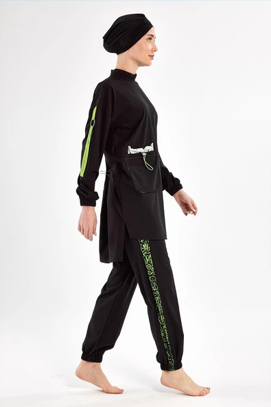 Adasea Kadın Beth Uzun Kollu Tam Kapalı Tesettür Mayo 1203 - 4