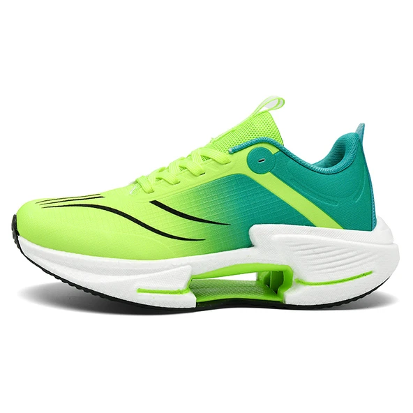 Unisex File Örgü Spor Ayakkabı (Floresan Yeşili)