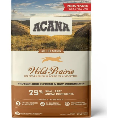 Acana Wild Prairie Tavuklu ve Balıklı Tahılsız Kedi Maması 4,5kg ürün görseli 1