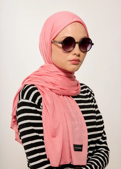 Tesettür Şal - Soğan Kabuğu - Resim 3