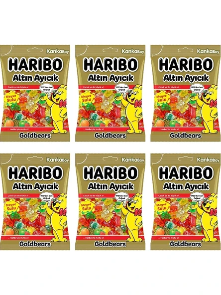 HARİBO GOLDBEARS 80 GR 6 LI