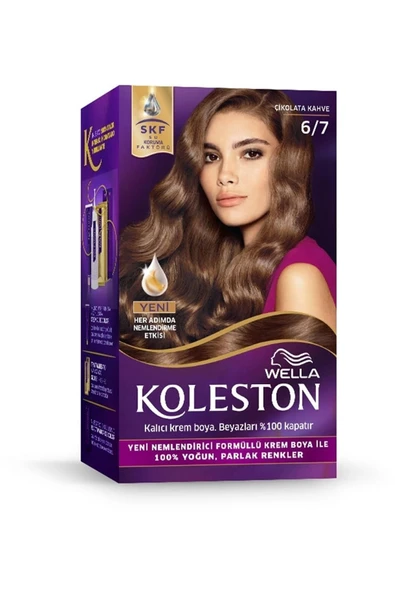 KOLESTON KİT SAÇ BOYASI-6-7-ÇİKOLATA- KAHVE