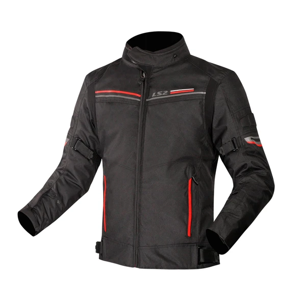 LS2 SHADOW KADIN MONT SİYAH-KIRMIZI ürün görseli 1