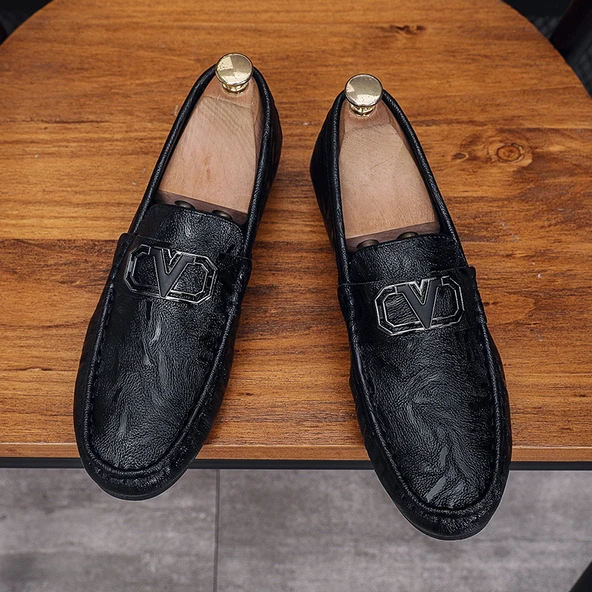 Erkek Loafer Ayakkabı (Siyah) - 5