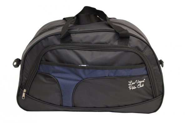 Unisex Polo Club Lacivert Omuz Askılı Spor çantası Seyahat Valizi