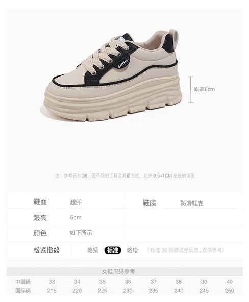 Kadın Günlük Kalın Taban Ayakkabı (Siyah-2) - Resim 11