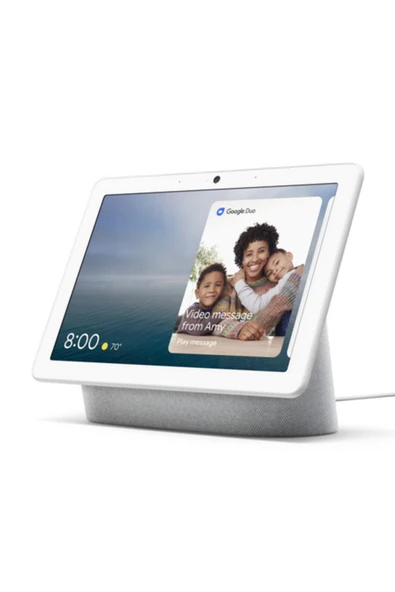 Google Nest Hub Max Akıllı Ekran Hoparlör Beyaz - 5