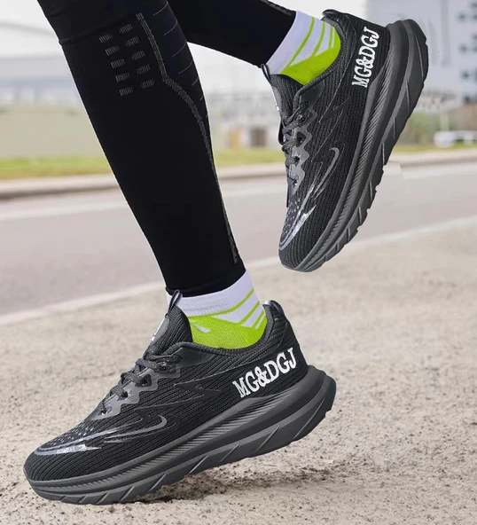 Erkek Spor Ayakkabı (Siyah) - Resim 7