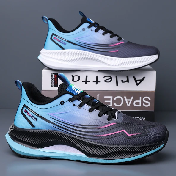 Erkek Spor Ayakkabı (Beyaz - Yeşil) - Resim 9