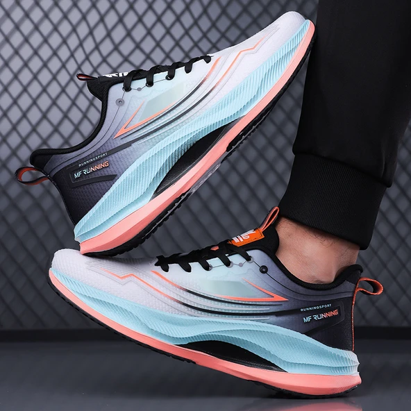 Erkek Spor Ayakkabı (Beyaz - Yeşil) - Resim 8