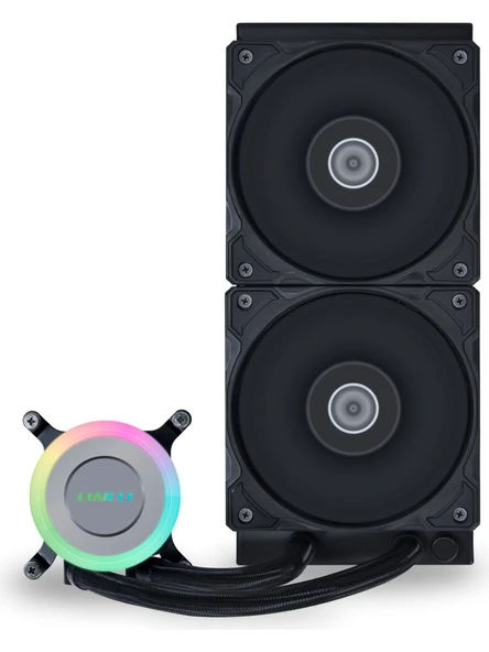 Lian Li Galahad II Lite Performance AIO 240mm Siyah ARGB İşlemci Sıvı Soğutucu G89.GA2L24PB.00 - Resim 2